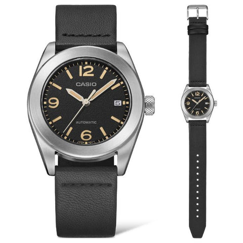 CASIO Automatique CMK-100TL-1AER | Titane & Cuir Italien