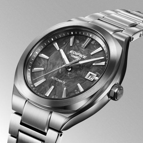 Montre Homme Casio Edifice EFK-200CD-1AER Automatique | Boîtier Acier Inoxydable & Cadran Carbone Forgé Noir