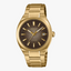 Montre Homme Casio Edifice EFK-200DG-5AER Automatique | Boîtier Acier Doré & Cadran Marron Électroformé