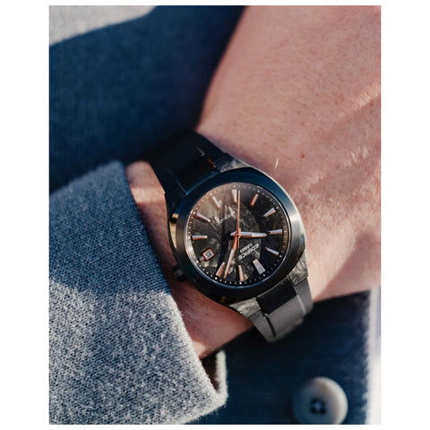 Montre Homme Casio Edifice EFK-200XPB-1AER Automatique | Boîtier & Cadran Carbone Forgé Noir et Index Or Rose