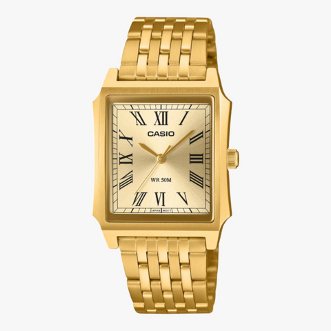 CASIO MTP-B190G-9BVEF | Montre Rectangulaire Dorée