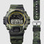 Montre Mixte G-SHOCK G-Classic DW-6900CMG-3 | Bold Camo Series Camouflage Vert Tactique & Accents Dorés