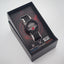 Montre Pierre Lannier Bretzel Airlines Blason Rouge – Boîtier Noir 40,5 mm – Bracelet Milanais Noir – Édition Spéciale Alsacienne