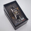 Montre Pierre Lannier Bretzel Airlines Blason Or – Acier 40,5 mm – Bracelet Cuir Noir – Édition Spéciale Alsacienne