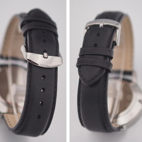 Montre Pierre Lannier Bretzel Airlines Blason Or – Acier 40,5 mm – Bracelet Cuir Noir – Édition Spéciale Alsacienne