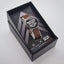 Pierre Lannier x Bretzel Airlines – Montre Bretzel Air Force Acier – Bracelet Cuir Acajou – Édition Spéciale