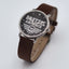 Pierre Lannier x Bretzel Airlines – Montre Bretzel Air Force Acier – Bracelet Cuir Acajou – Édition Spéciale
