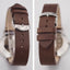 Pierre Lannier x Bretzel Airlines – Montre Bretzel Air Force Acier – Bracelet Cuir Acajou – Édition Spéciale