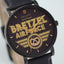 Montre Pierre Lannier Bretzel Air Force – Série Spéciale – Boîtier Noir 40,5 mm – Bracelet Cuir Noir – Made in France