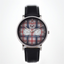Pierre Lannier x Bretzel Airlines – Montre Kelsch Bleu Blanc Rouge – Bracelet Cuir Noir – Édition Spéciale Alsace