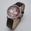 Montre Pierre Lannier Kelsch Blanc Rouge – Édition Spéciale Alsace – Acier 40,5 mm – Bracelet Cuir Ébène – Bretzel Airlines