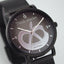 Montre Pierre Lannier Mac Bretzel – Édition Bretzel Airlines – Acier Noir 40,5 mm – Bracelet Milanais Noir – Made in France