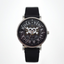 Montre Pierre Lannier Bretzel Brothers – Acier Argenté 40,5 mm – Bracelet Cuir Noir – Édition Bretzel Airlines – Made in France