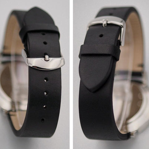 Montre Pierre Lannier Bretzel Brothers – Acier Argenté 40,5 mm – Bracelet Cuir Noir – Édition Bretzel Airlines – Made in France