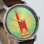 Montre Pierre Lannier Alsace Cathédrale de Strasbourg – Édition Bretzel Airlines – Acier 40,5 mm – Bracelet Cuir Acajou – Made in France